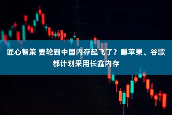 匠心智策 要轮到中国内存起飞了？曝苹果、谷歌都计划采用长鑫内存
