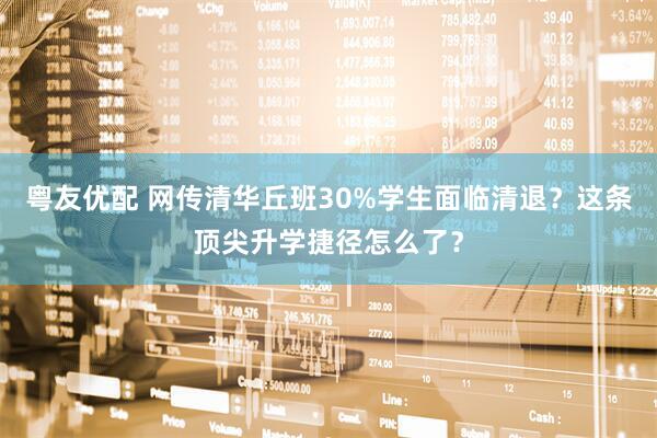 粤友优配 网传清华丘班30%学生面临清退？这条顶尖升学捷径怎么了？